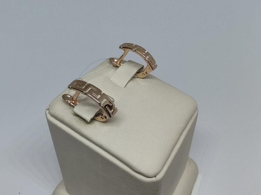 СЕРЬГИ БЕЗ КАМНЯ (Au 585)