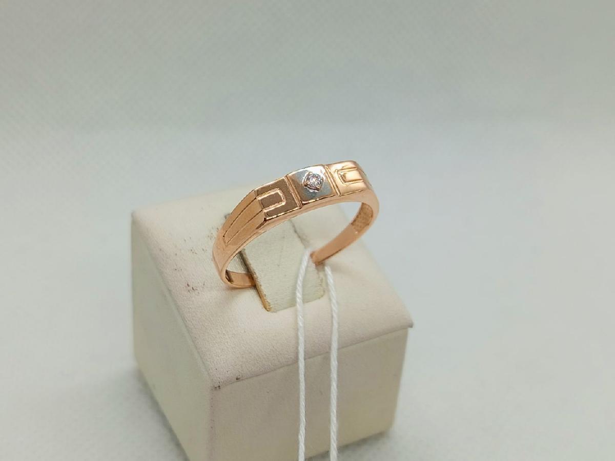 ПЕЧКМ585 ПЕЧАТКА С КАМНЕМ (Au 585)