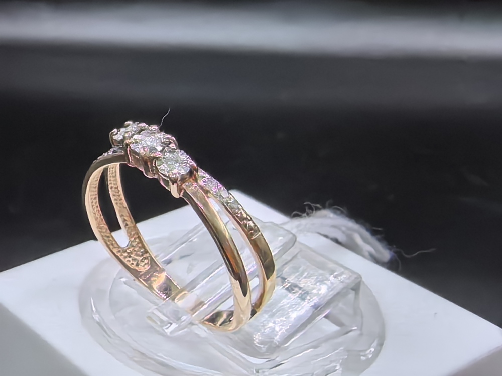 КОЛЬЦО БРИЛЛИАНТ Au 585