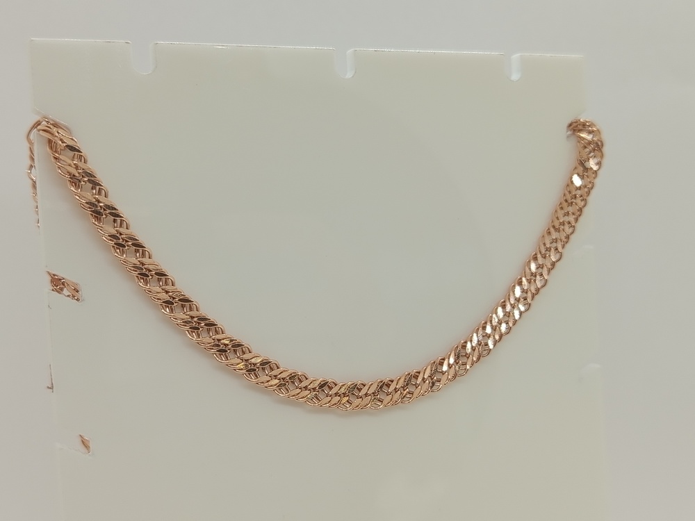 ЦЕПЬ ПУСТОТЕЛАЯ Ромб тройной (Au 585)