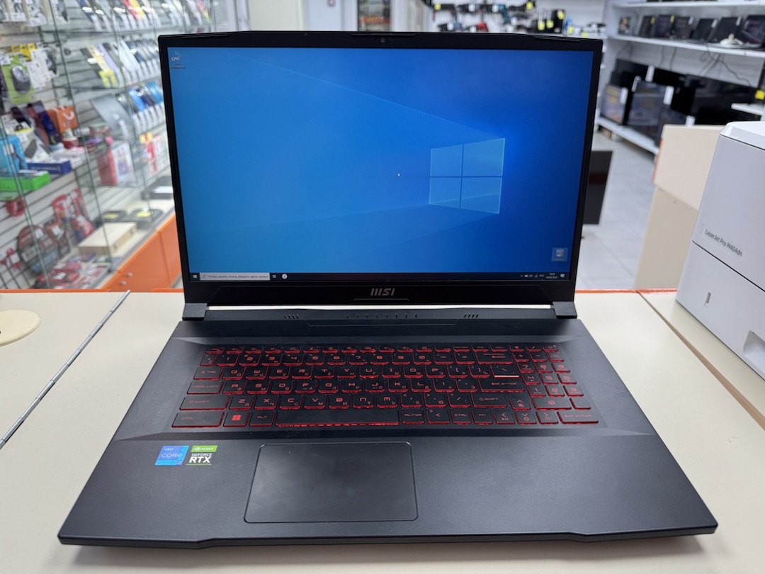 Ноутбук MSI Katana 17 B12UCR; Intel Core i7-12650H, GeForce RTX 3050, 16 Гб, 512 GB, Нет