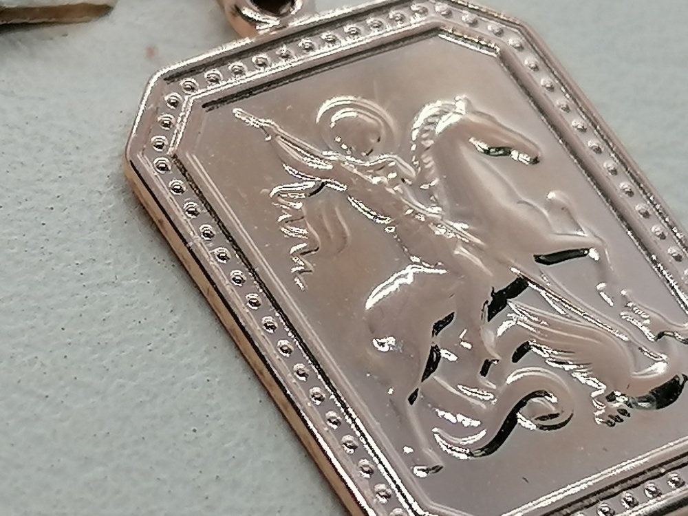 035929 ПОДВЕСКА ИКОНА без камня (Au 585)