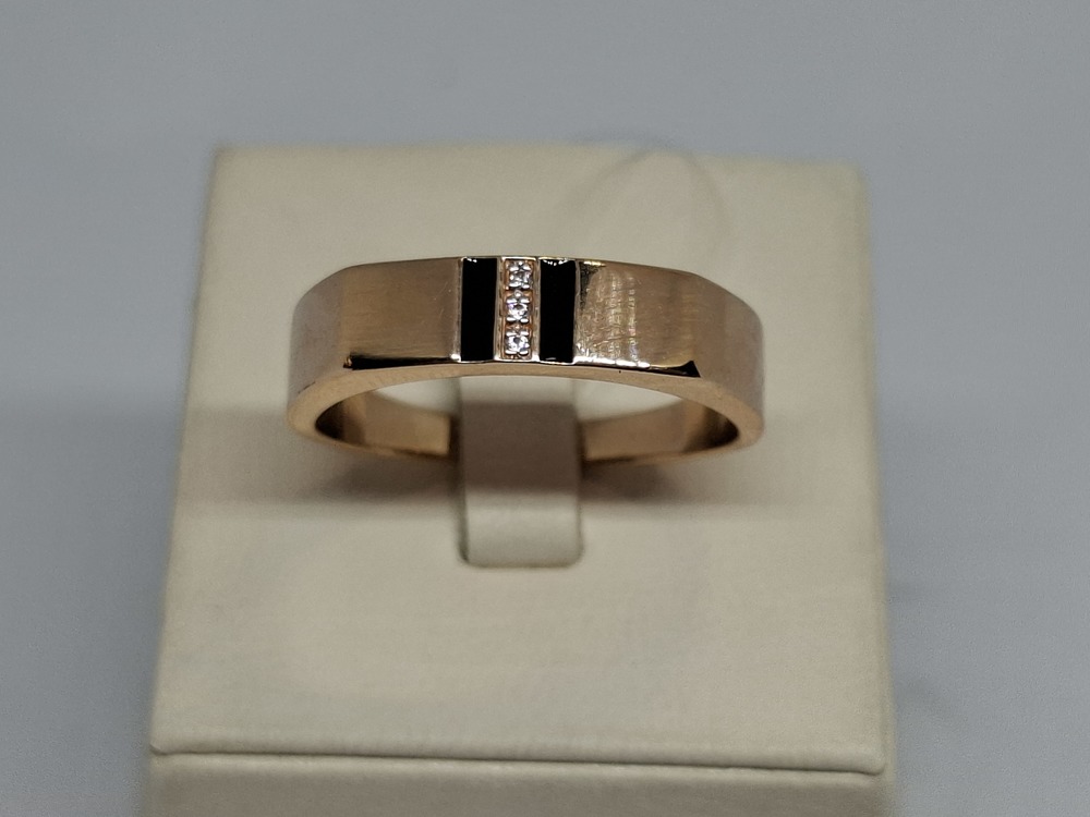 ПЕЧАТКА С КАМНЯМИ (Au 585)