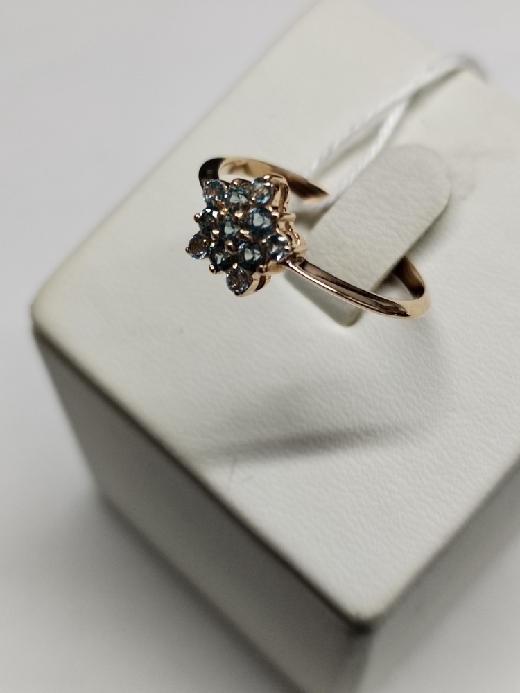 КОЛКМИ585 КОЛЬЦО С КАМНЯМИ (Au 585)