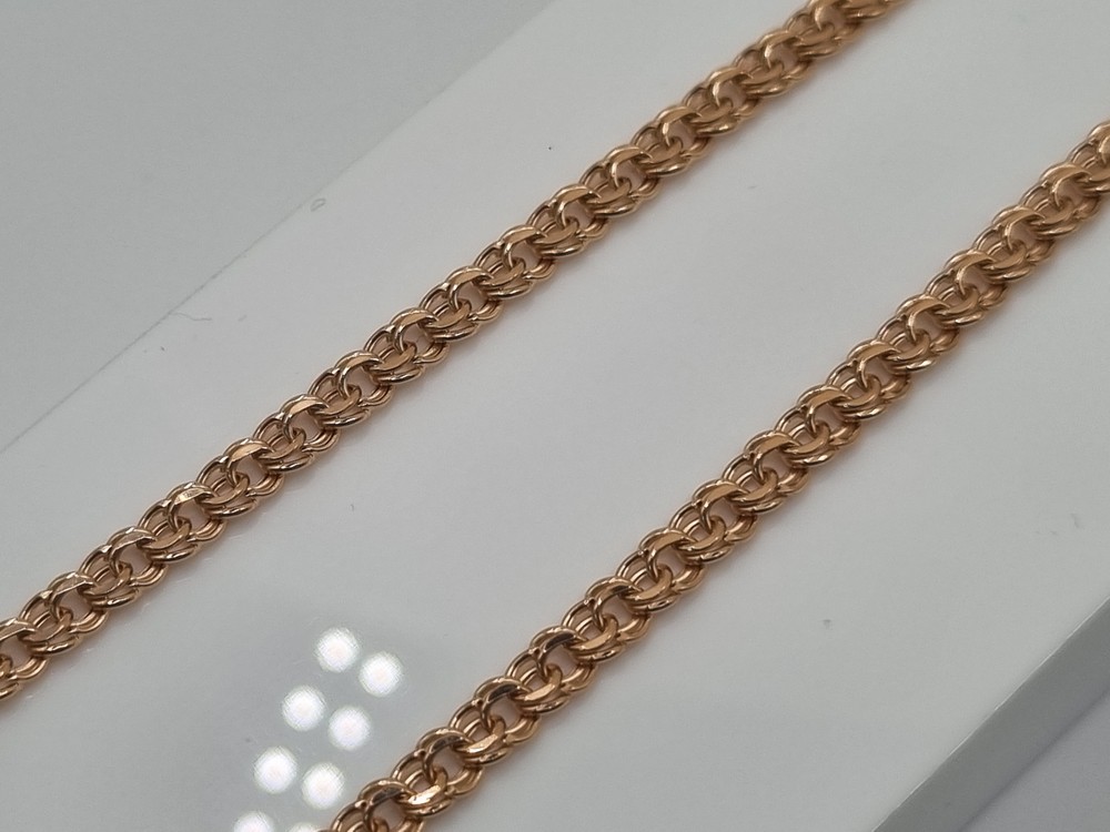 ЦПБС585 ЦЕПЬ ПУСТОТЕЛАЯ Бисмарк (Au 585)