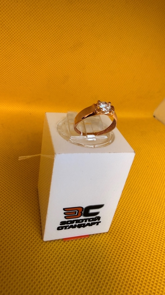 КОЛКМ585 КОЛЬЦО С КАМНЕМ (Au 585)