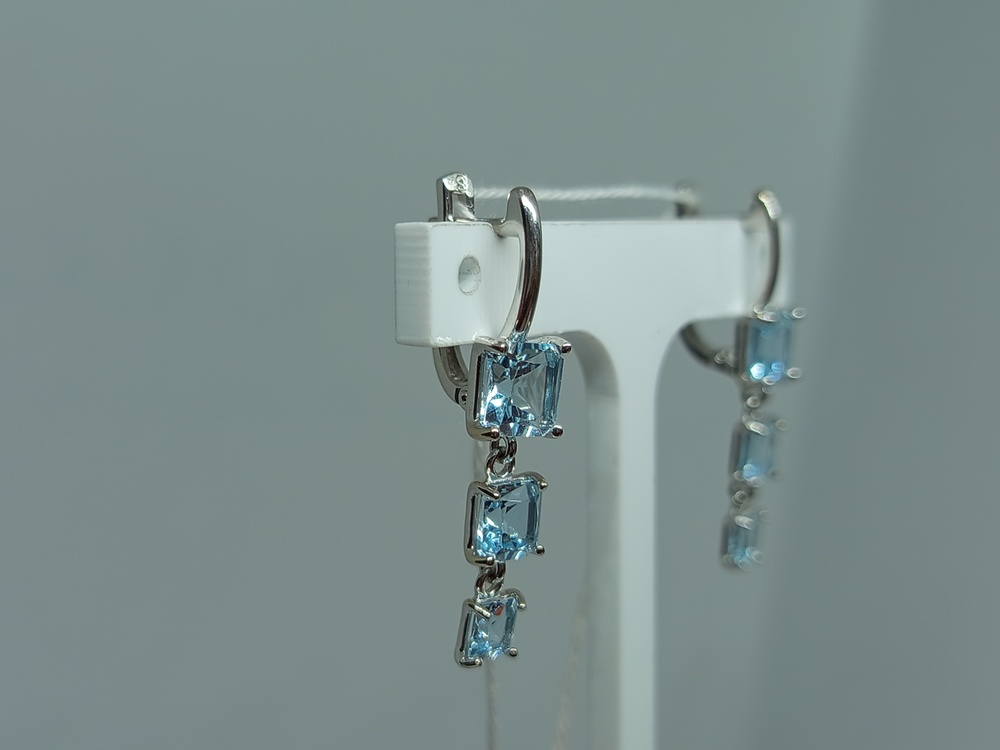 СЕРЬГИ С КАМНЯМИ (Au 585)