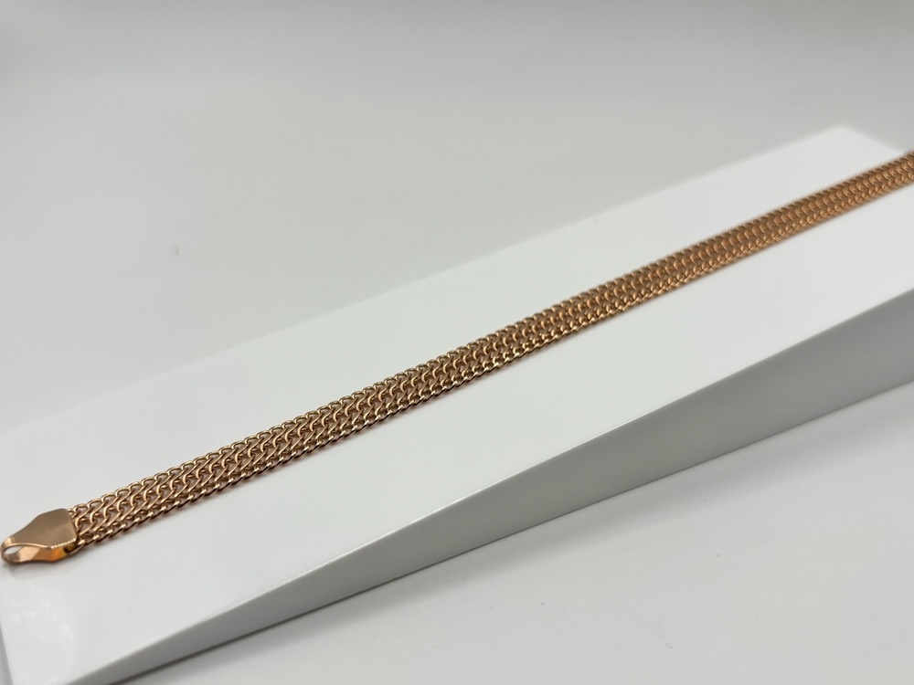 БЛ8585 БРАСЛЕТ ПОЛНОВЕСНЫЙ Восьмерка (Au 585)