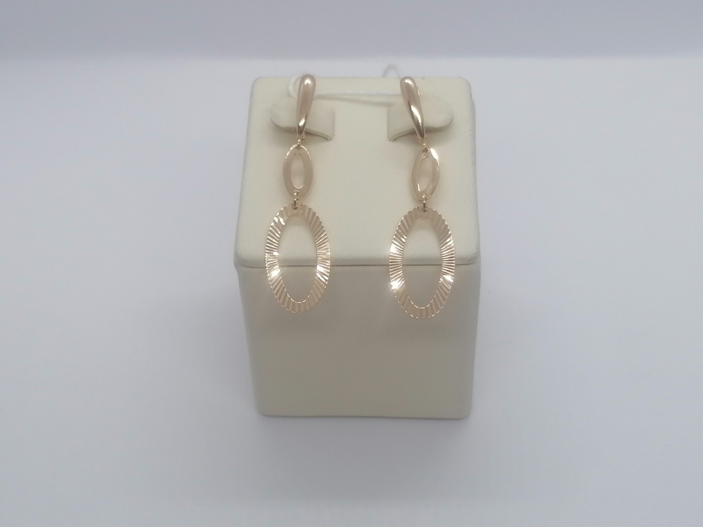 СЕРЬГИ БЕЗ КАМНЯ (Au 585)