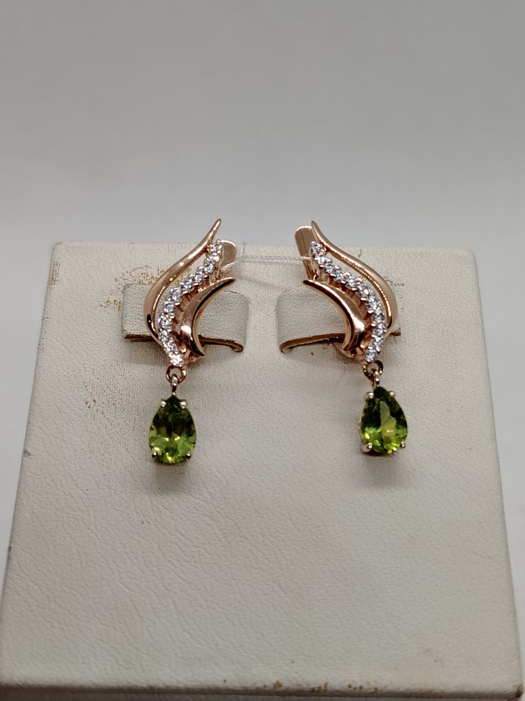 СЕРЬГИ С КАМНЯМИ (Au 585)