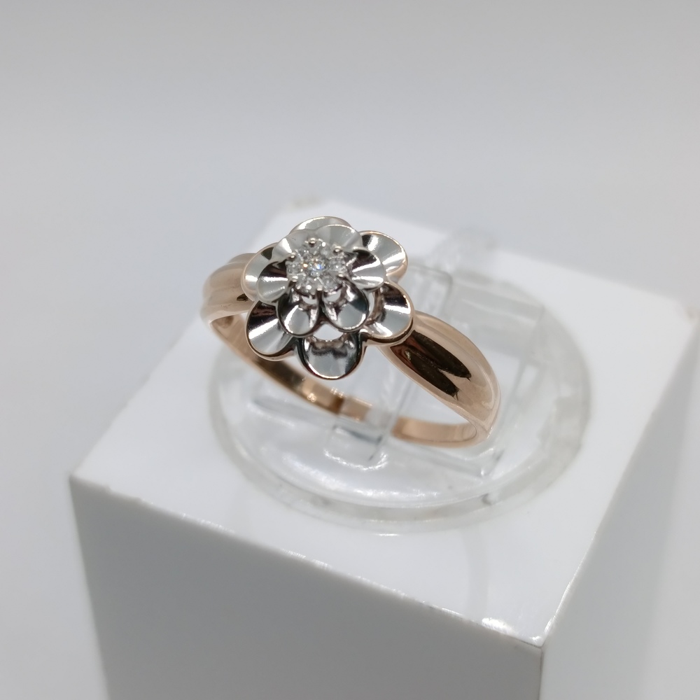 КОЛЬЦО БРИЛЛИАНТ Au 585