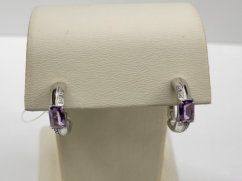 СЕРЬГИ БРИЛЛИАНТ (Ag 925)