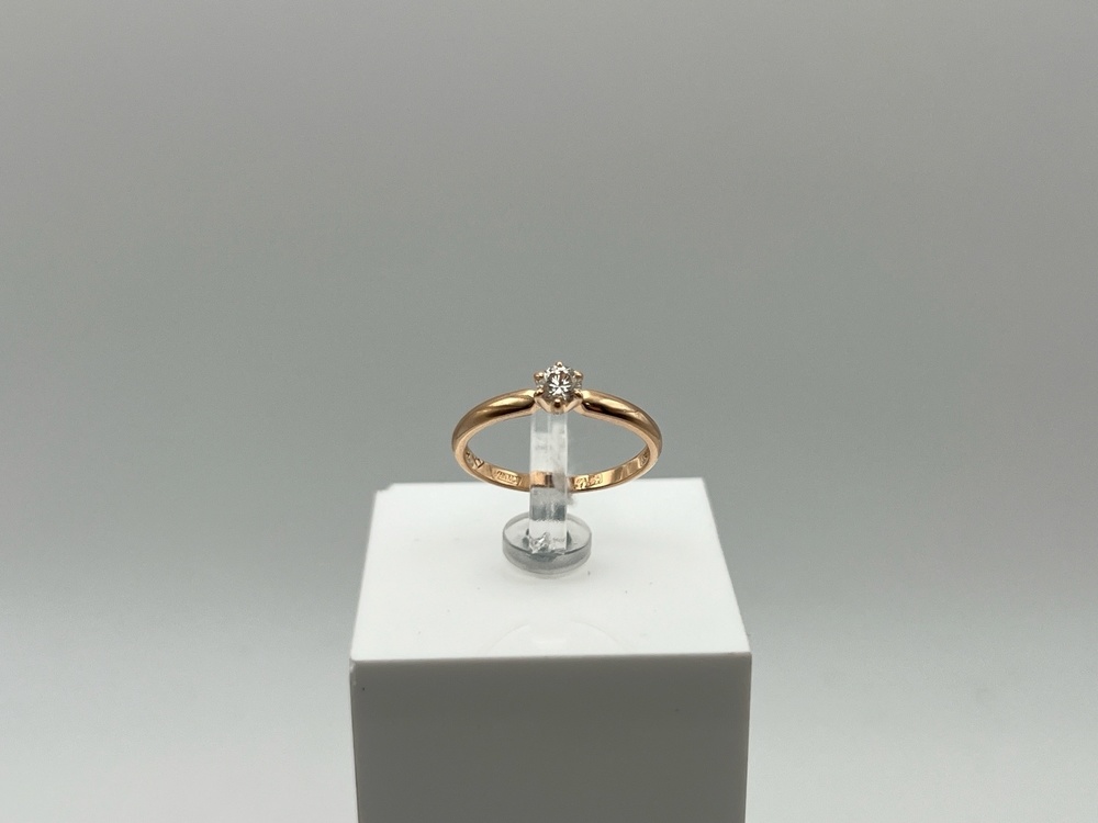 КОЛЬЦО БРИЛЛИАНТ Au 585