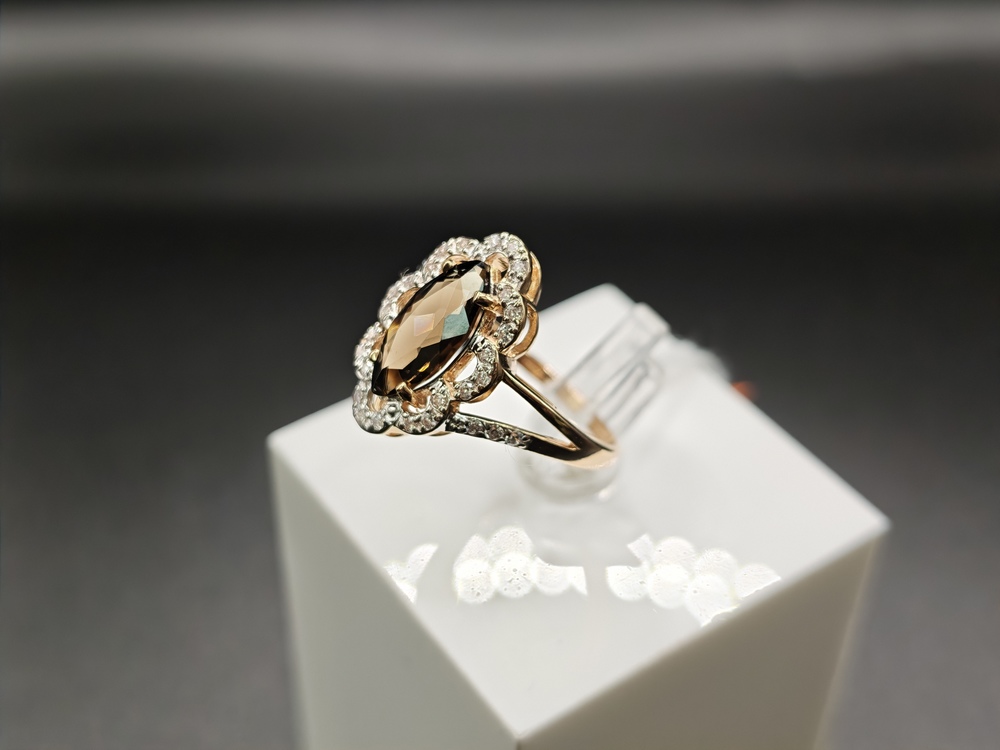 КОЛКМИ585 КОЛЬЦО С КАМНЯМИ (Au 585)