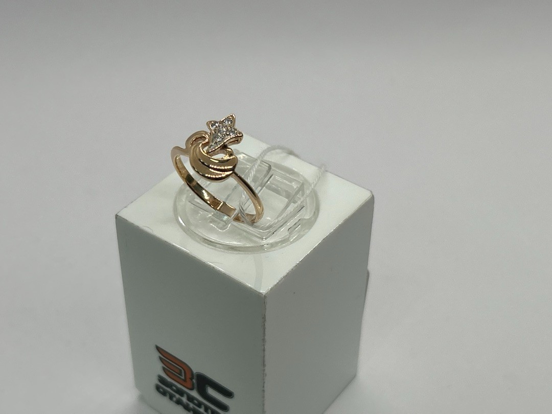 КОЛКМИ585 КОЛЬЦО С КАМНЯМИ (Au 585)