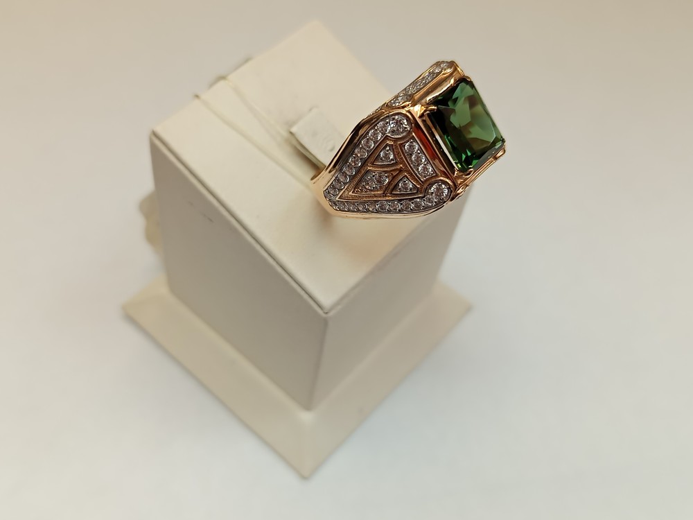 ПЕЧАТКА С КАМНЯМИ (Au 585)