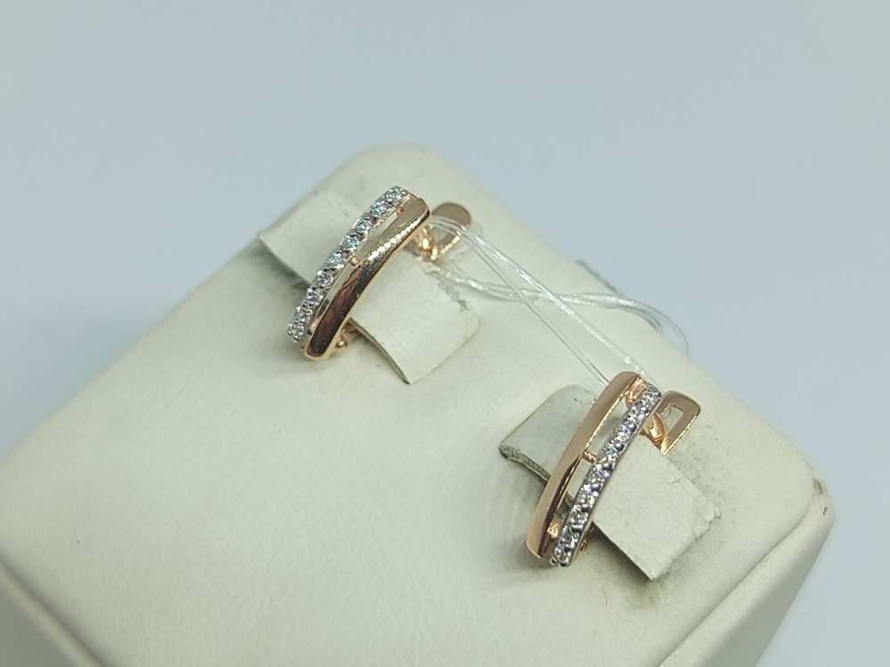 СЕРЬГИ С КАМНЯМИ (Au 585)