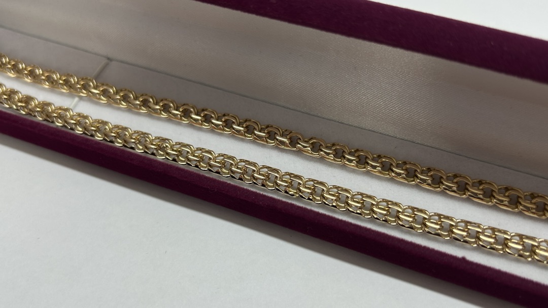 ЦЛБС585 ЦЕПЬ ПОЛНОВЕСНАЯ Бисмарк (Au 585)