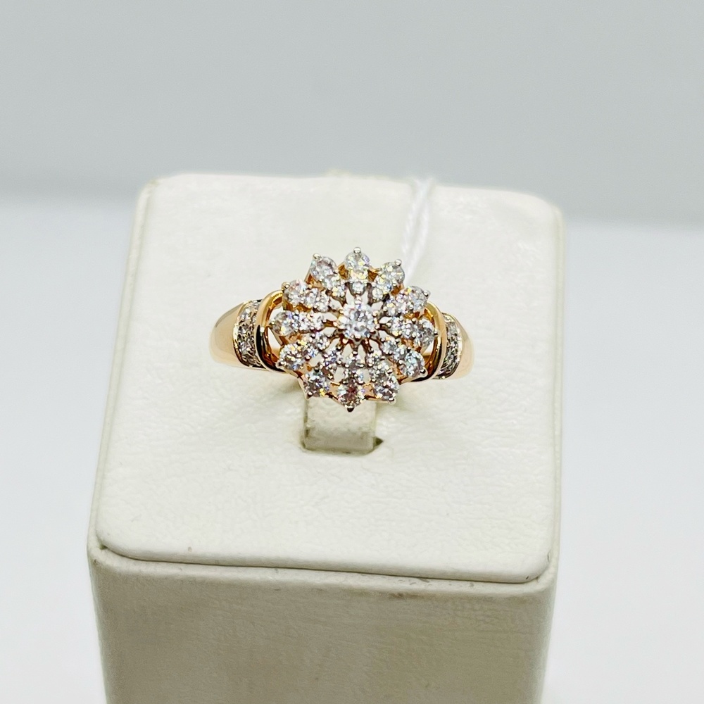 КОЛКМИ585 КОЛЬЦО С КАМНЯМИ (Au 585)