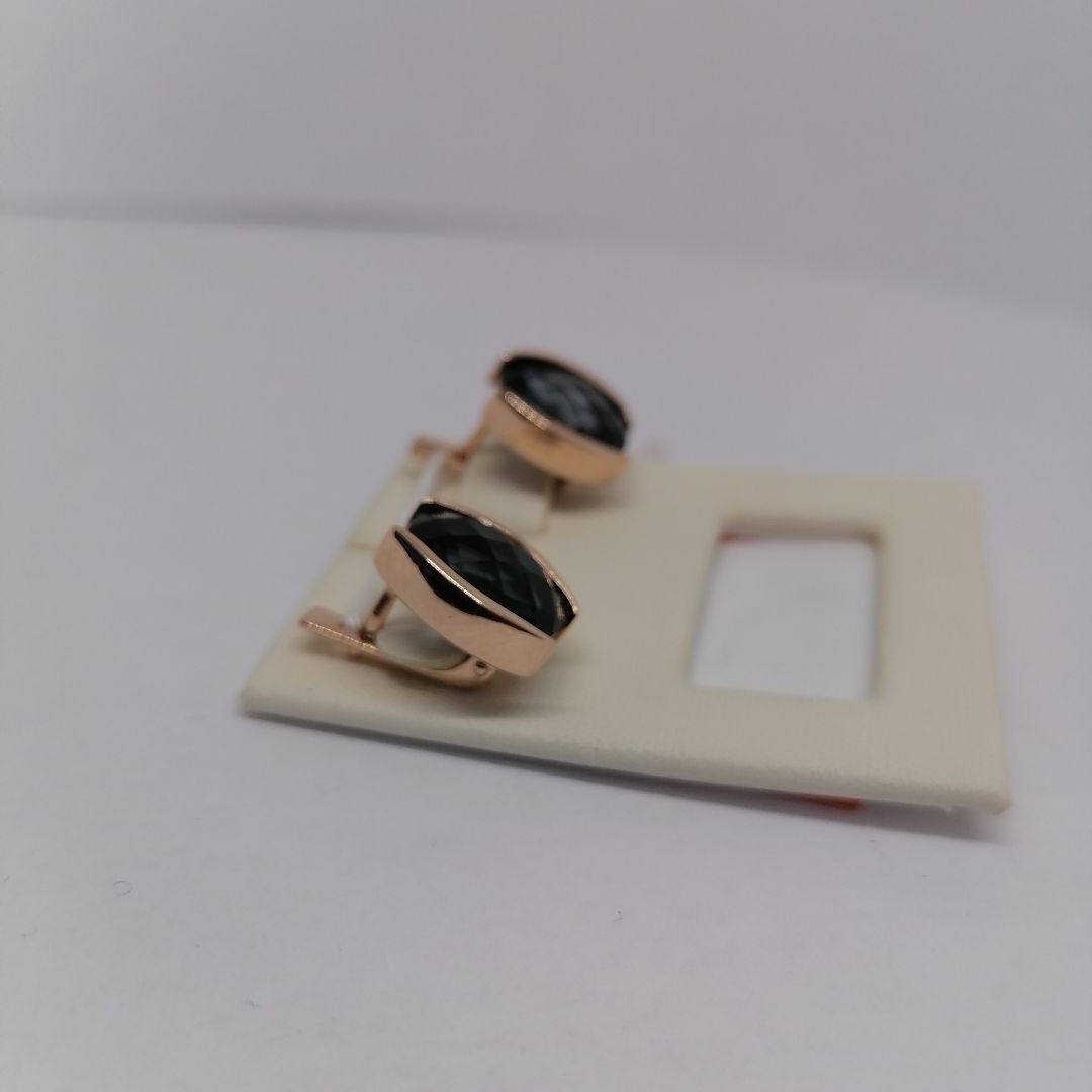 СЕРЬГИ С КАМНЕМ (Au 585)