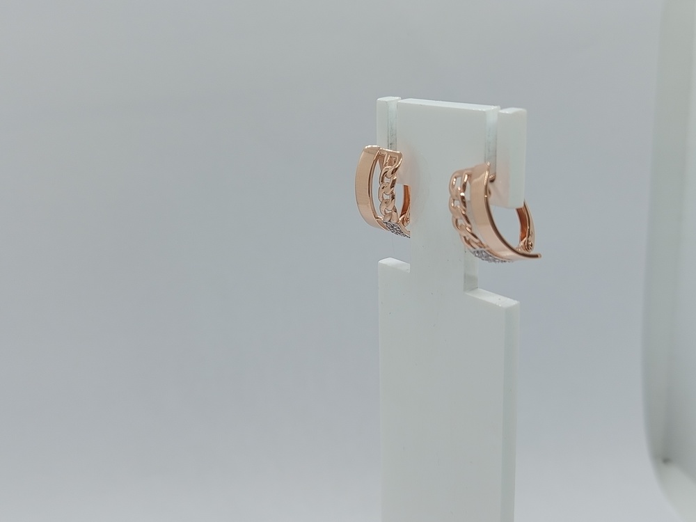 СЕРЬГИ С КАМНЯМИ (Au 585)