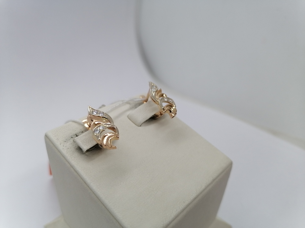 СЕРЬГИ С КАМНЯМИ (Au 585)