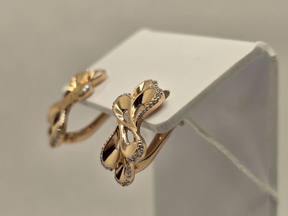 СЕРЬГИ С КАМНЯМИ (Au 585)