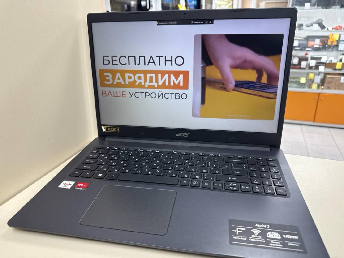 Ноутбук Acer Aspire 3; Silver 3050U, AMD Radeon (TM) Graphics, 4 Гб, Нет, 1 Tb