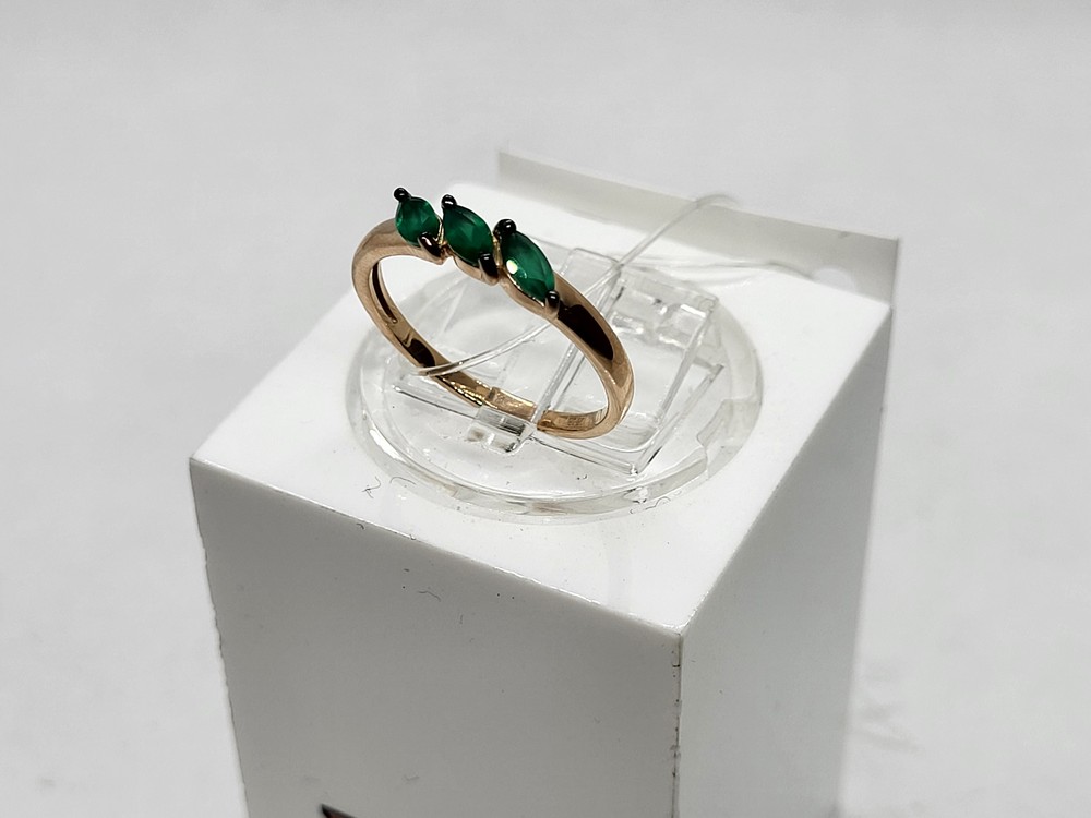 КОЛЬЦО С КАМНЯМИ (Au 585)