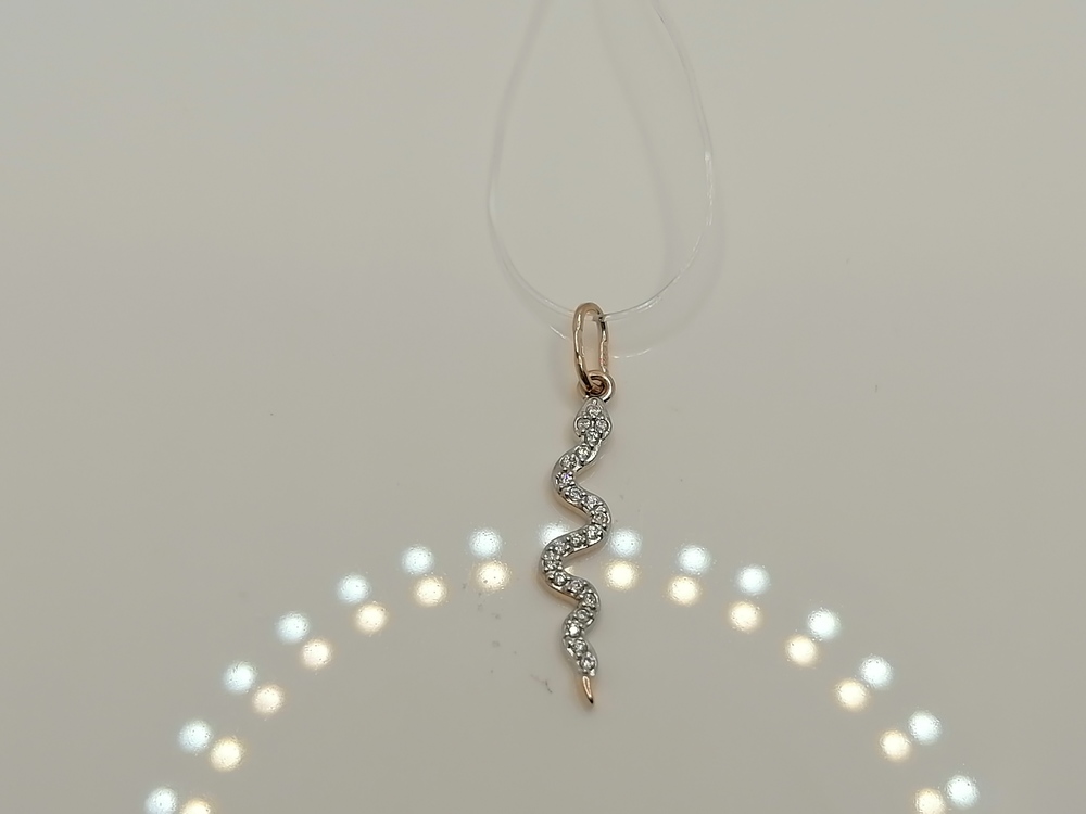 ПОДВЕСКА С КАМНЯМИ (Au 585)