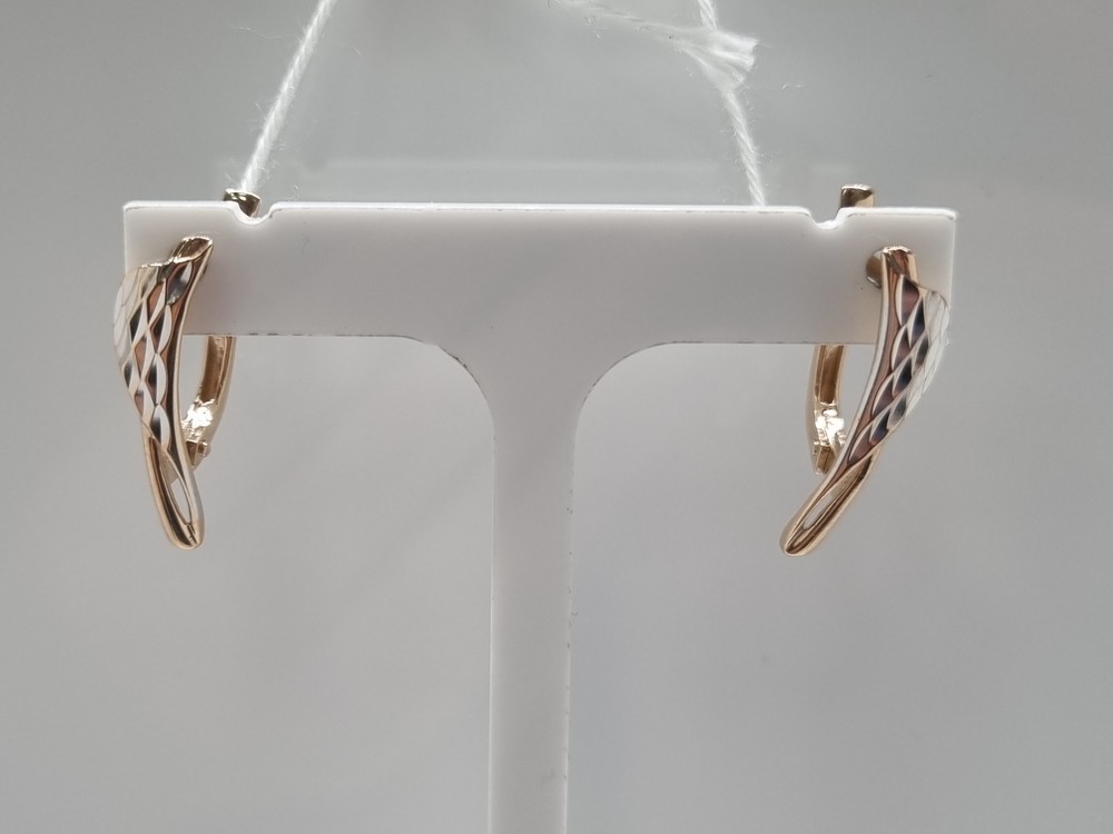 СЕРЬГИ БЕЗ КАМНЯ (Au 585)