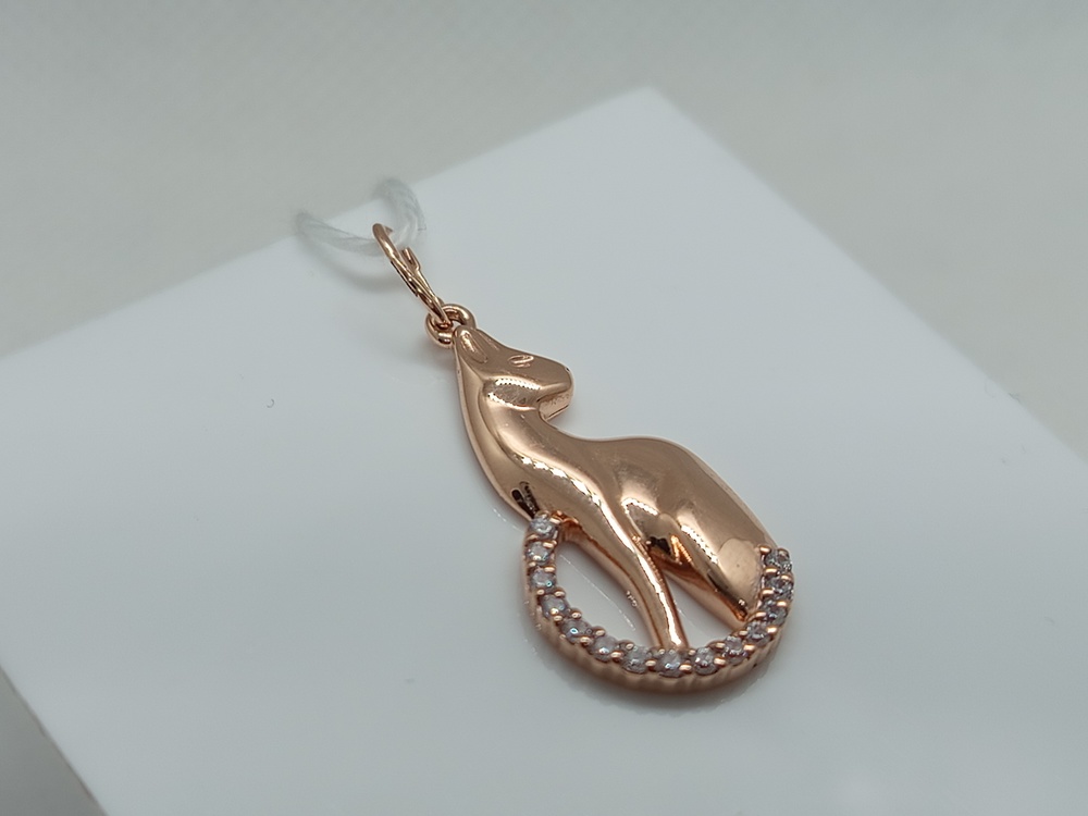 ПОДВЕСКА С КАМНЯМИ (Au 585)