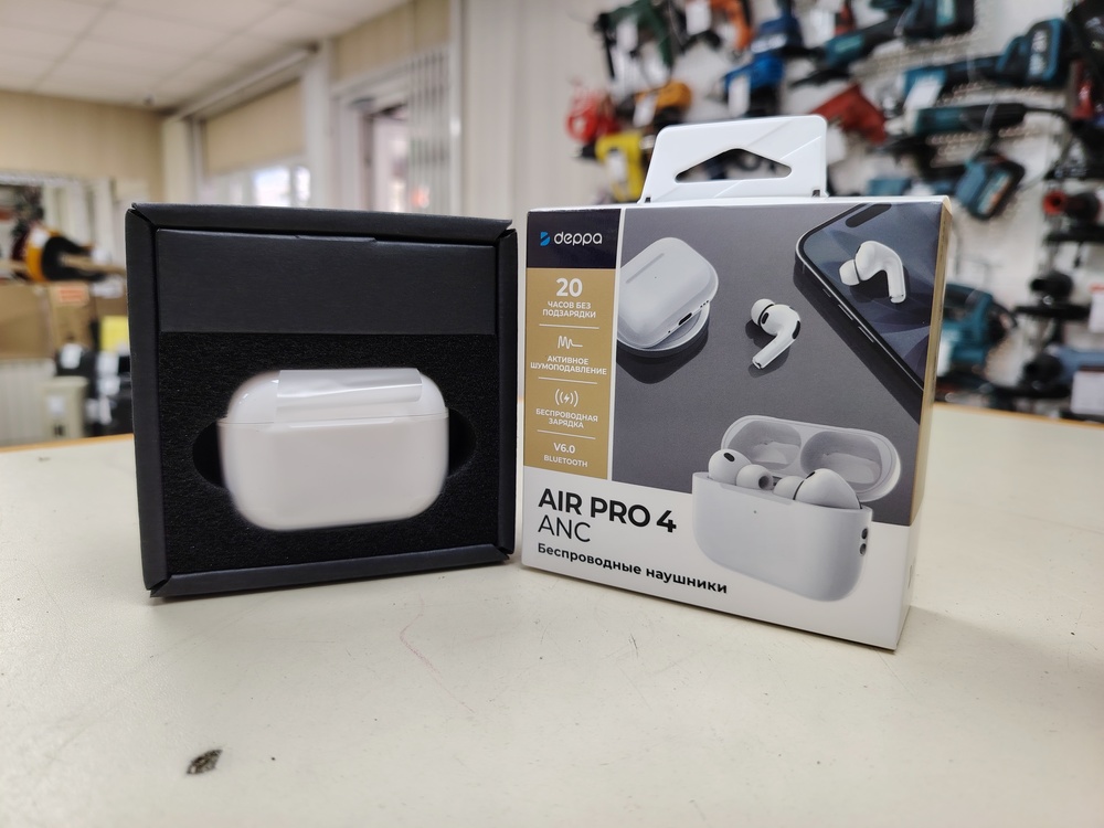 Наушники беспроводные Deppa 44231 Air Pro 4 ANC