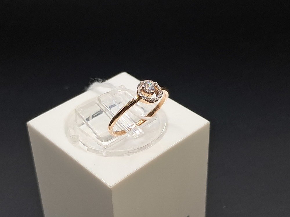 КОЛКМИ585 КОЛЬЦО С КАМНЯМИ (Au 585)