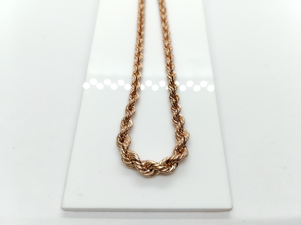 ЦЕПЬ ПОЛНОВЕСНАЯ Веревка (Au 585)