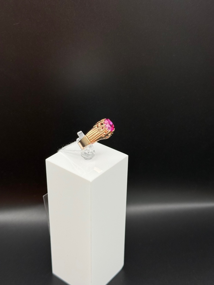 КОЛКМ583 КОЛЬЦО С КАМНЕМ (Au 583)