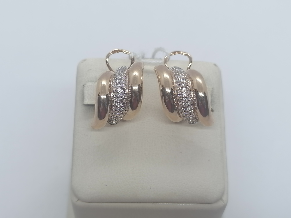 СЕРЬГИ С КАМНЯМИ (Au 585)