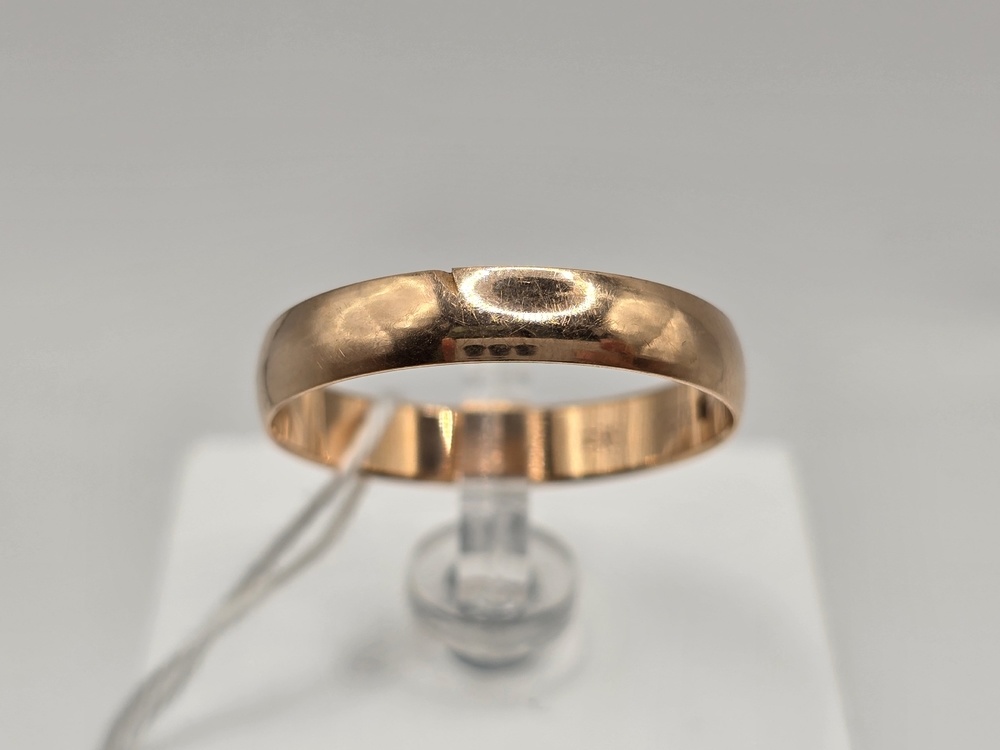 ОКГ4585 ОБРУЧАЛЬНОЕ КОЛЬЦО ГЛАДКОЕ 4 (Au 585)