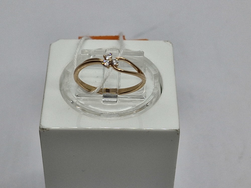 КОЛКМИ585 КОЛЬЦО С КАМНЯМИ (Au 585)