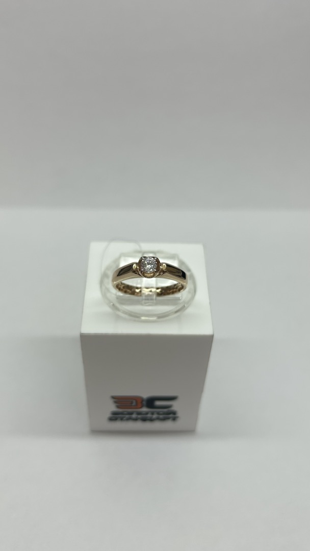 КОЛЬЦО С КАМНЕМ (Au 585)