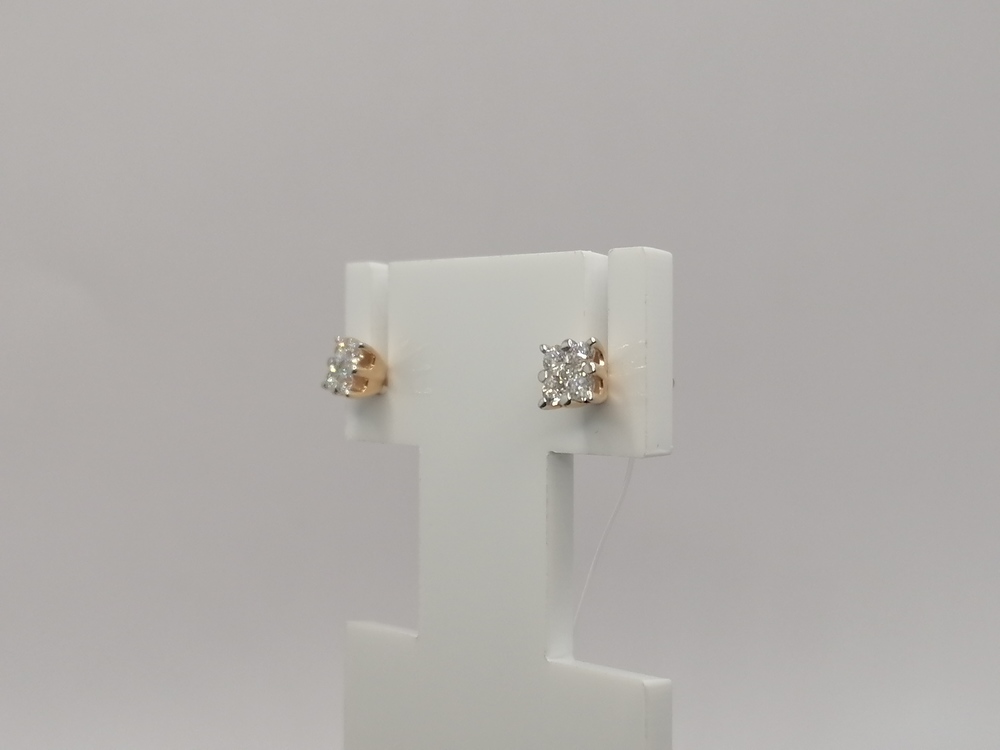 СЕРЬГИ БРИЛЛИАНТ (Au 585)