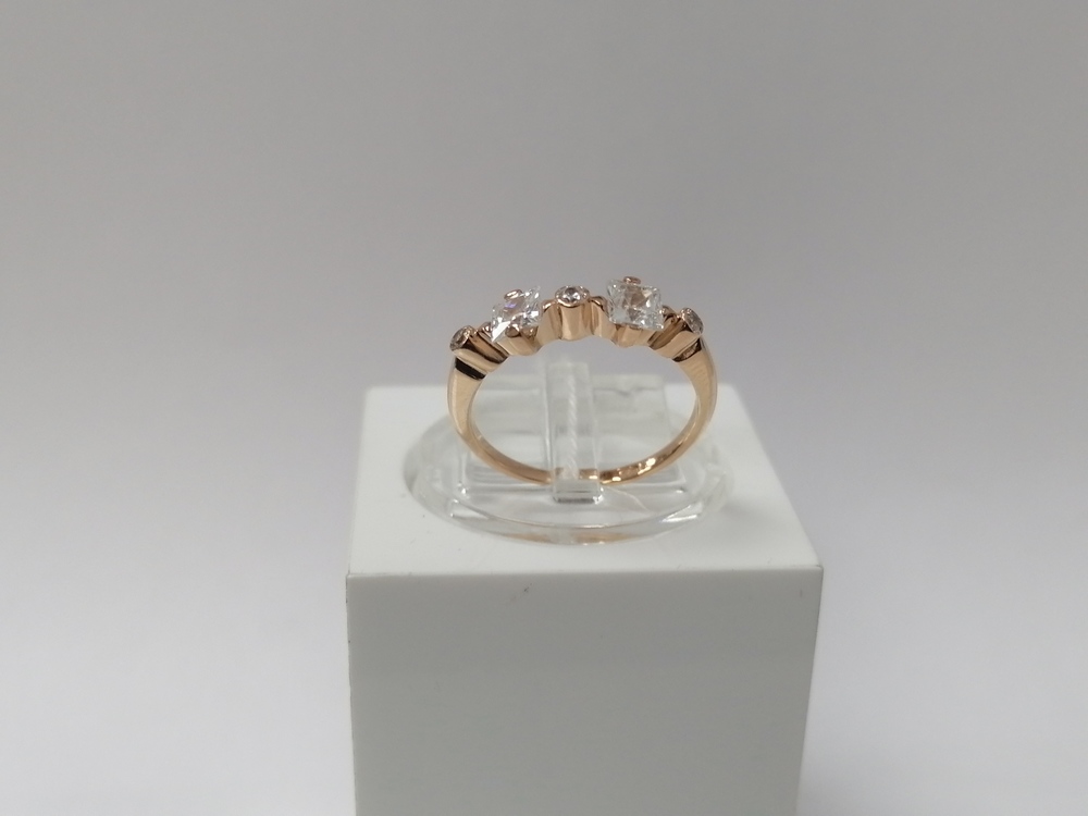 КОЛКМИ585 КОЛЬЦО С КАМНЯМИ (Au 585)