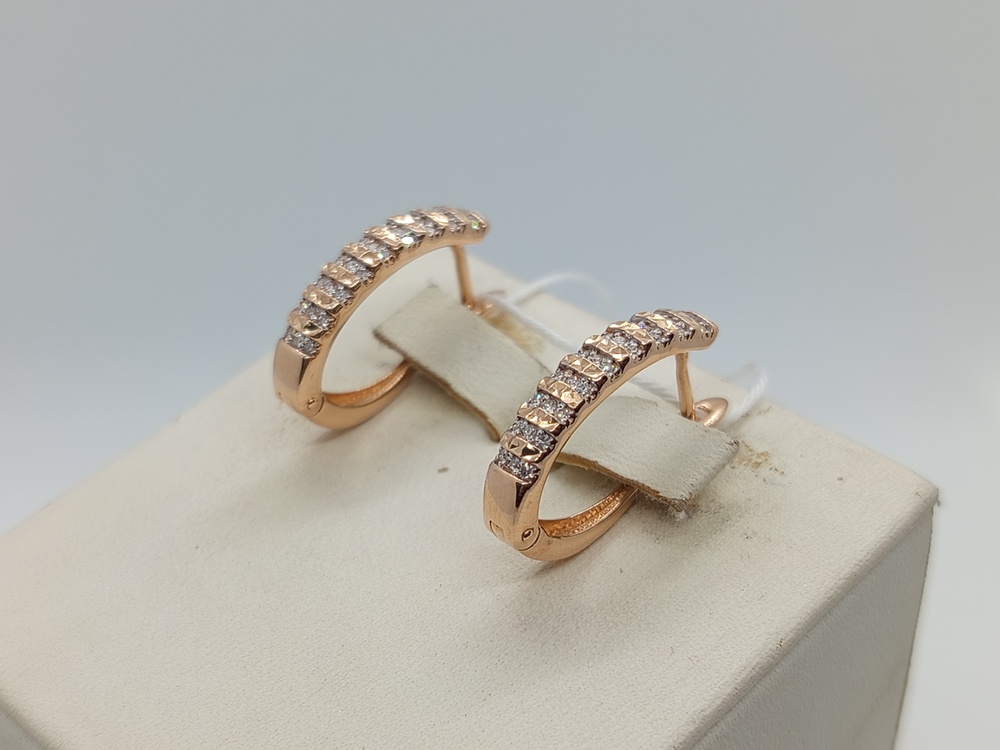 СЕРЬГИ С КАМНЯМИ (Au 585)