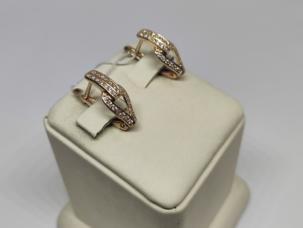 СЕРЬГИ С КАМНЯМИ (Au 585)