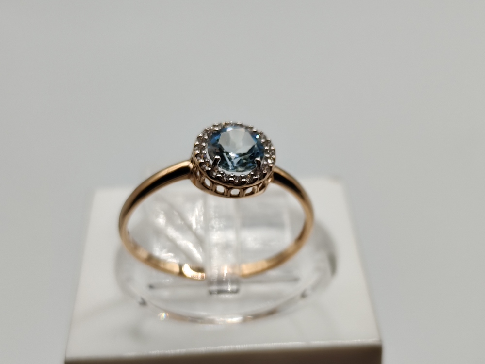 КОЛКМИ585 КОЛЬЦО С КАМНЯМИ (Au 585)