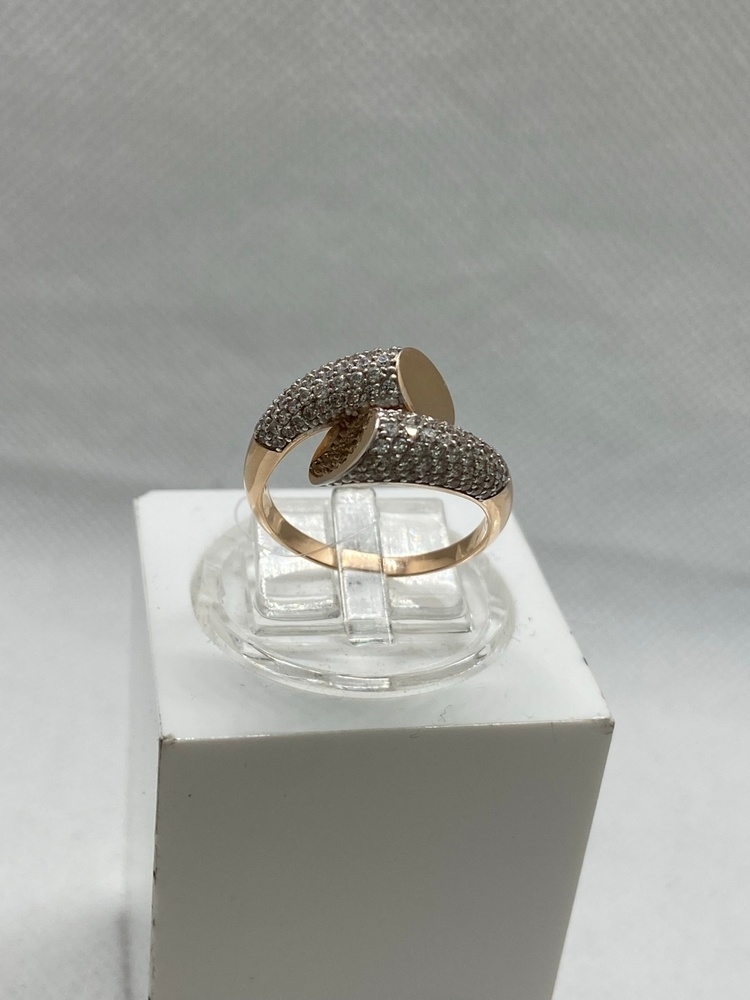 КОЛЬЦО С КАМНЯМИ (Au 585)