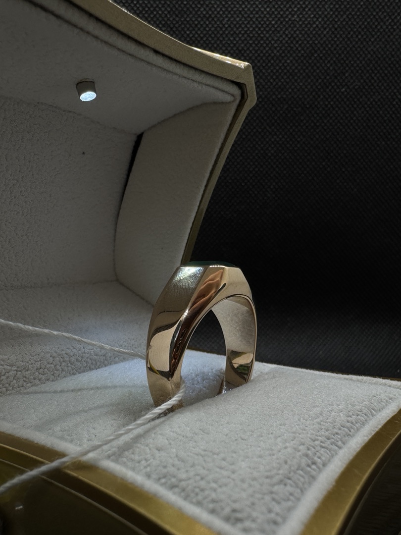 КОЛЬЦО ПЕЧАТКА с камнем (Au 585)