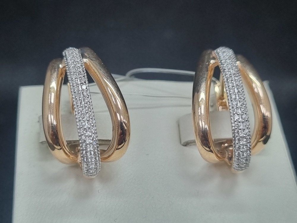 СЕРЬГИ БРИЛЛИАНТ (Au 585)