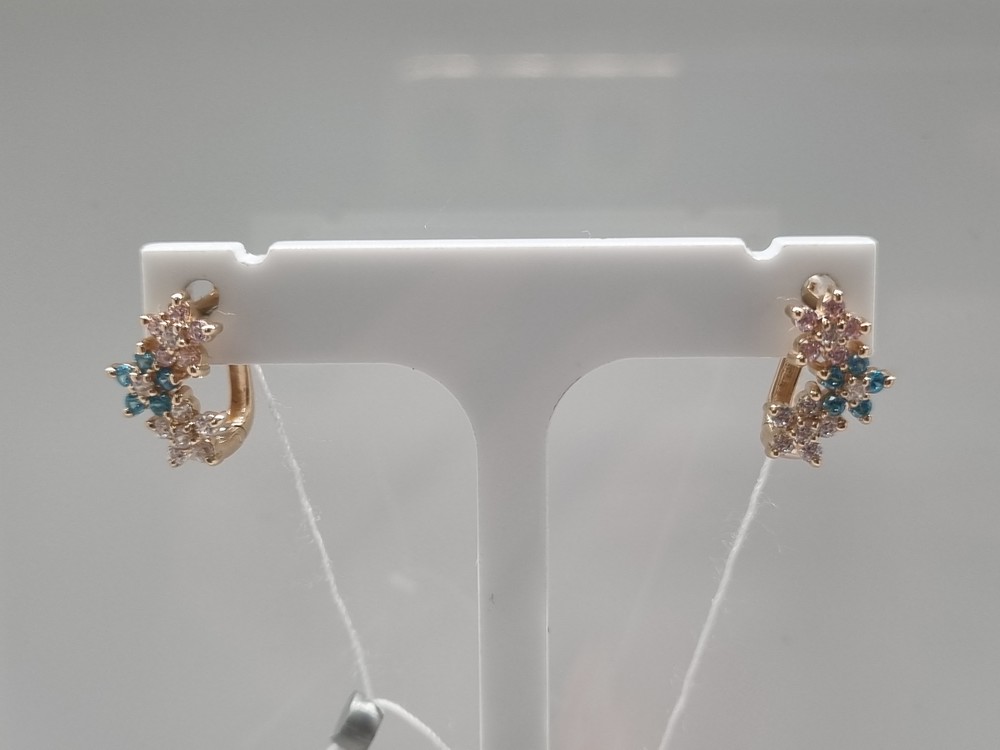 СЕРЬГИ С КАМНЯМИ (Au 585)