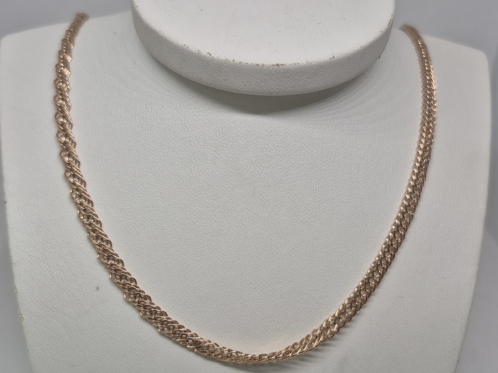 ЦПР3585 ЦЕПЬ ПУСТОТЕЛАЯ Ромб тройной (Au 585)